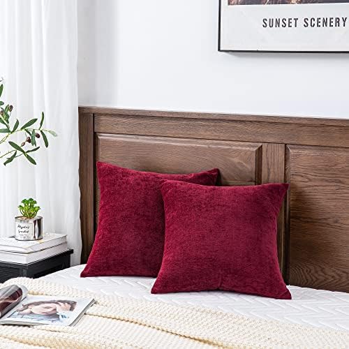 GAWAMAY Decorative Square Throw Pillow Covers 18"x18" Inch Set of 2, Super Soft - Image 4