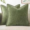 MIULEE Decorative Couch Throw Pillow Covers 16x16 Inch Sage Green 2 Pack by MIULEE