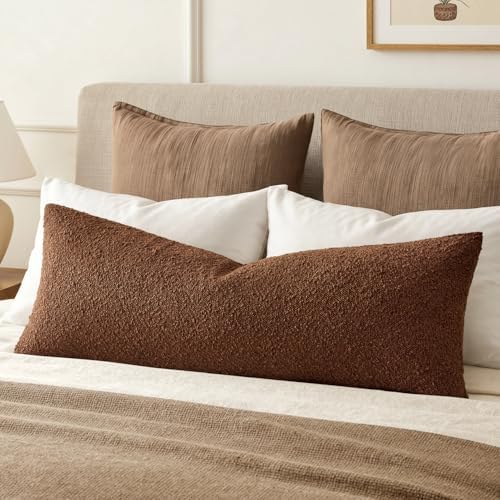 MIULEE Textured Boucle Lumbar Pillow Cover by MIULEE