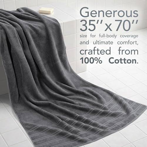 American Soft Linen 100% Cotton Luxury Turkish Towels, 35x70 XL Bath Sheet - Image 2
