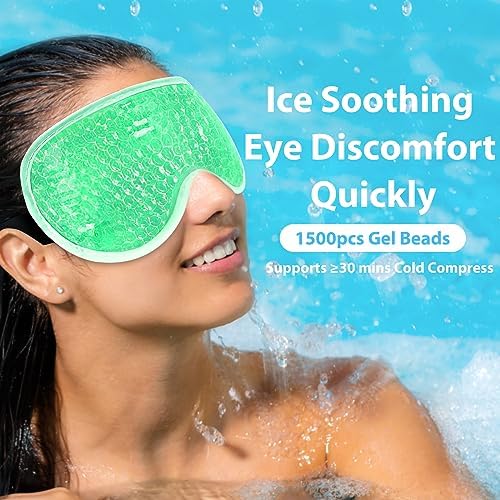 BeeVines Gel Eye Mask, Cooling Ice Masks - Image 5