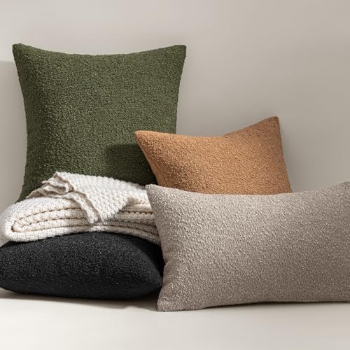 MIULEE Textured Boucle Lumbar Pillow Cover - Image 5