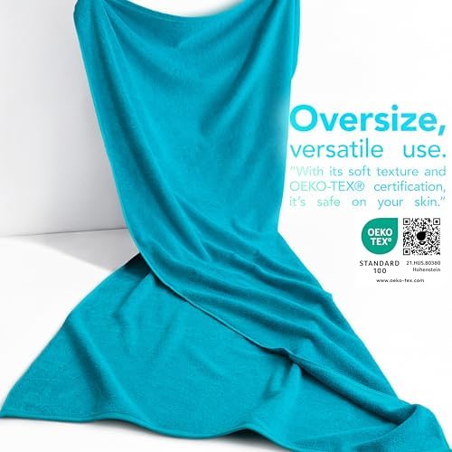 American Soft Linen 100% Cotton Luxury Turkish Towels, 40x80 XL Bath Sheet - Image 3