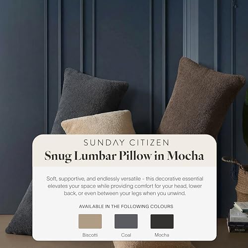 Sunday Citizen Snug Lumbar Pillow – Soft Memory Foam Lumbar Throw Pillow - Image 2