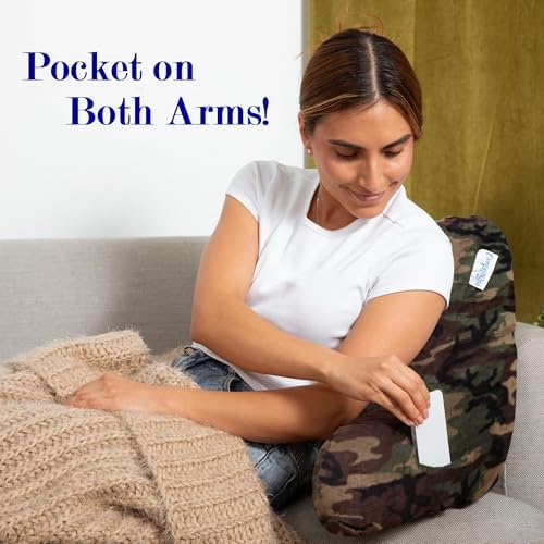 Reading Pillow, Arms and Pockets, Standard Camouflage - Image 6