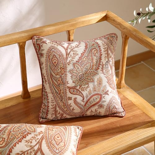 ISAENNE Vintage Linen Throw Pillow Cover - Image 2