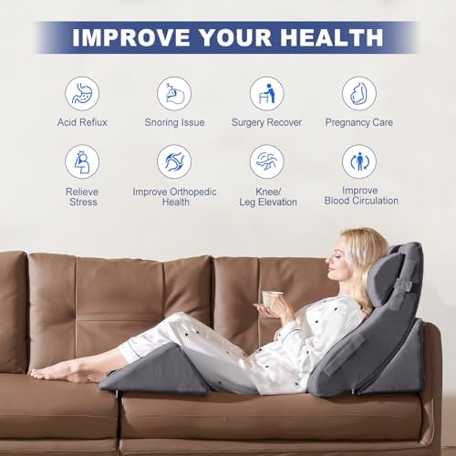 4PC Orthopedic Bed Wedge & BBL Surgery Pillow Set - Image 5