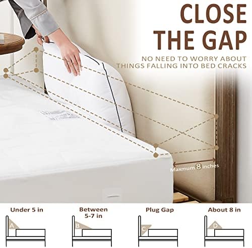 Homemate Twin Size（39"x10"x6"） Bed Wedge Pillow Stopper - Image 4