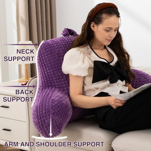 A Nice Night Purple 17" Bed Wedge Pillows - Image 5