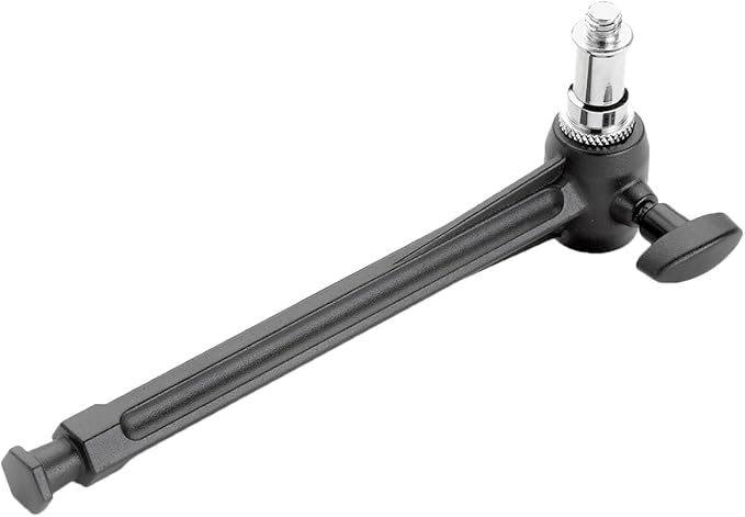 PHOCUS 6" Super Clamp Extension Arm with Universal Adapter Spigot for Mounting Photo Studio Light, Strobe, LED Light or Camera