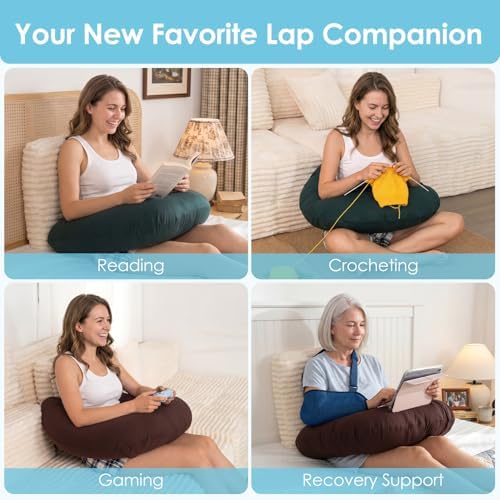 QUEEN ROSE Reading Pillow, Gaming Lap Pillow - Image 6
