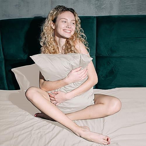 100% Egyptian Cotton King Size Pillow Protectors - Image 5
