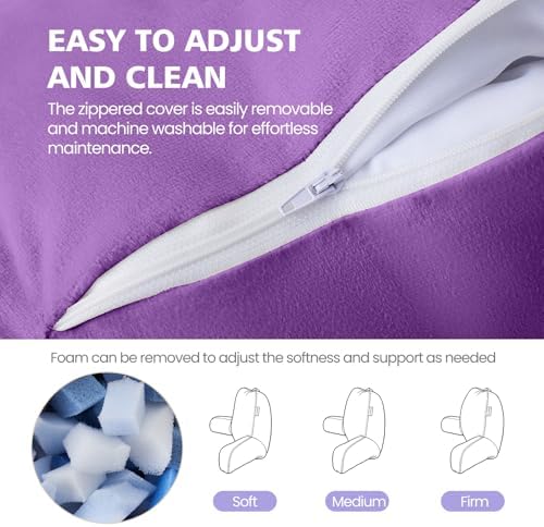 Reading Pillow for Bed Sitting Up, Adults and Teens Backrest - Image 6