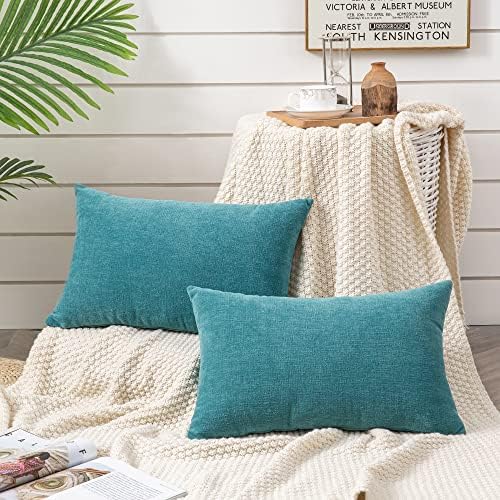 GAWAMAY Decorative Rectangle Throw Pillow Covers 12"x20" Inch Set of 2 - Image 2