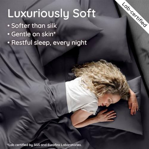 Bambaw 100% Viscose Derived from Bamboo Twin XL Fitted Sheet - Image 5