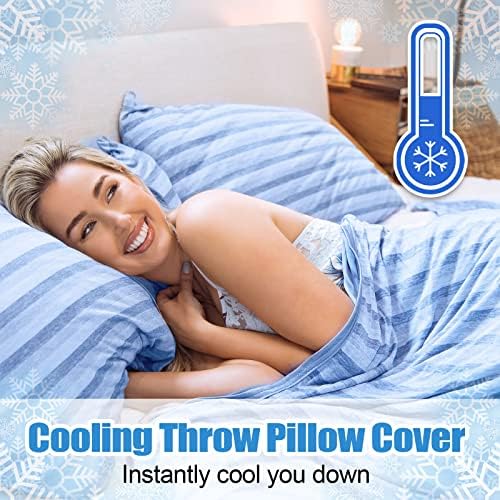 Cooling Pillow Case Covers Only, Standard Size Set of 2 - Image 4