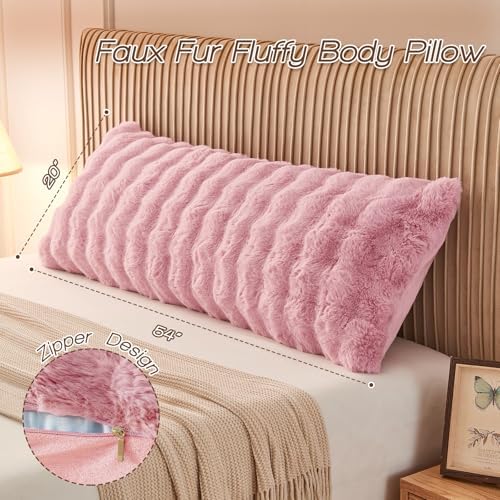 YZ HOME Faux Fur Fluffy Body Pillow - Image 6