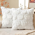 MIULEE Fall Pillow Covers Pumpkin Fall Decor 20x20 Pure White by MIULEE