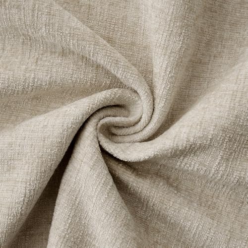 MIULEE Decorative Couch Throw Pillow Covers 20x20 Inch Light Taupe 2 Pack - Image 3