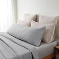 100% Cotton Waffle Weave Body Pillowcase 1 Pack, Envelope Closure, Soft & by ShunjieHome