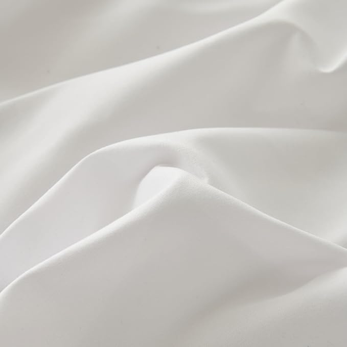 Bed Skirt Full Size Ruffled Bed Skirt with Split Corners, Full Bed Skirts 22 Inch Drop with Platform, White, 22'' Full