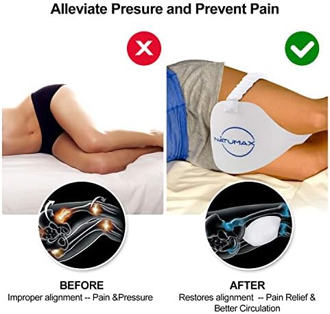 Knee Pillow for Side Sleepers Memory Foam - Image 2