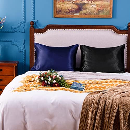 NTBAY 4 Pack Satin Standard Pillowcases - Image 6