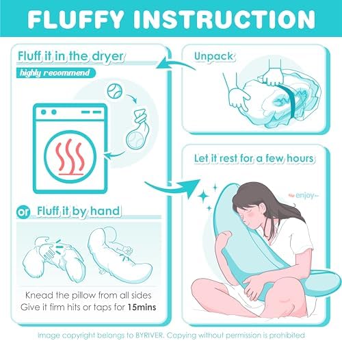 BYRIVER Firm C Shaped Pregnancy Pillows - Image 6