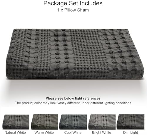 PHF 100% Cotton Waffle Body Pillowcase - Image 5