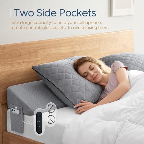 Homemate Twin Size（39"x10"x6"） Bed Wedge Pillow - Image 2