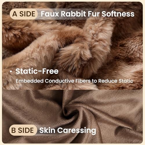 ZonLi Fluffy Body Pillow for Adults, Fuzzy Faux Fur Long Pillow - Image 3