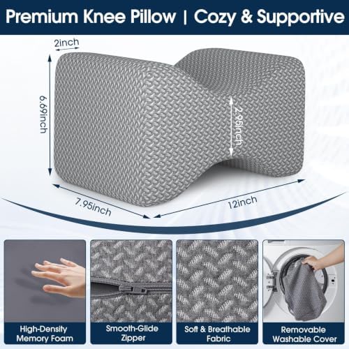 BlissTrends Memory Foam Knee & Leg Pillow - Image 2