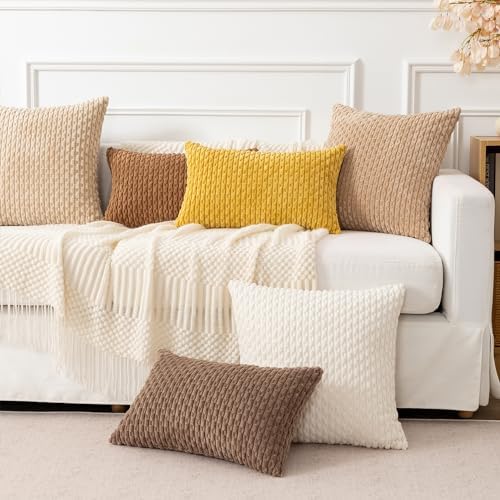 Kevin Textile Soft Corduroy 14"x22" Pillow Cover 1 Pack, Mustard Yellow - Image 6