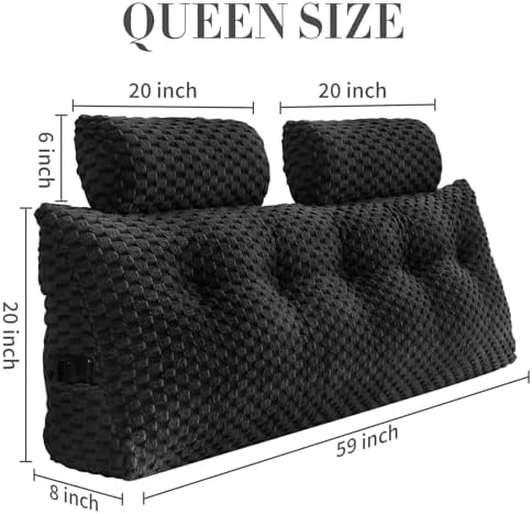 EUHAMS Headboard Pillow Queen - Image 2