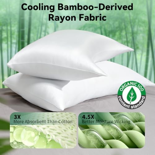 Cooling Curved Pillowcase for Side Sleeper Pillow - Image 3