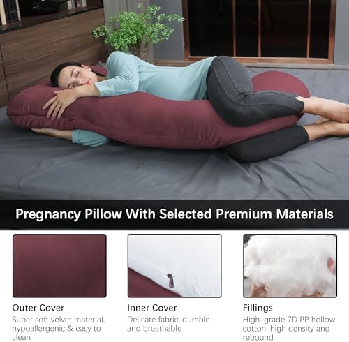 MOON PARK Pregnancy Pillows for Sleeping - Image 3