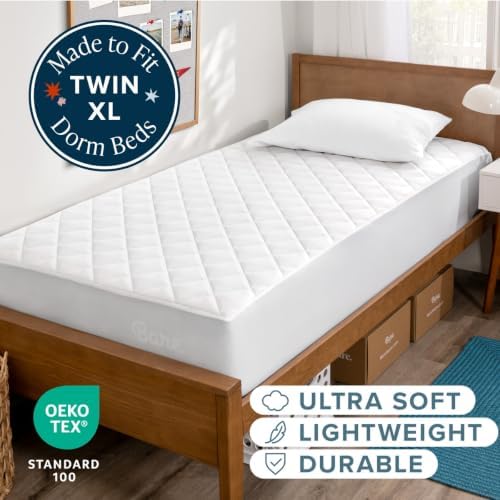 Bare Home Quilted Twin XL Mattress Pad - Image 2