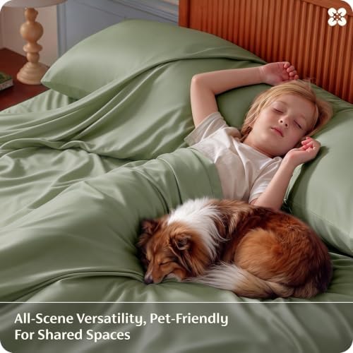 Bedsure PureWoven 100% Rayon Derived from Bamboo, Full Size Sheets - Image 6