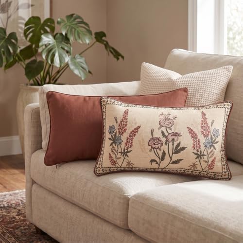 ISAENNE Designer Linen Throw Pillow Cover - Image 3