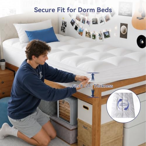 ELEMUSE Twin XL Mattress Topper - Image 4