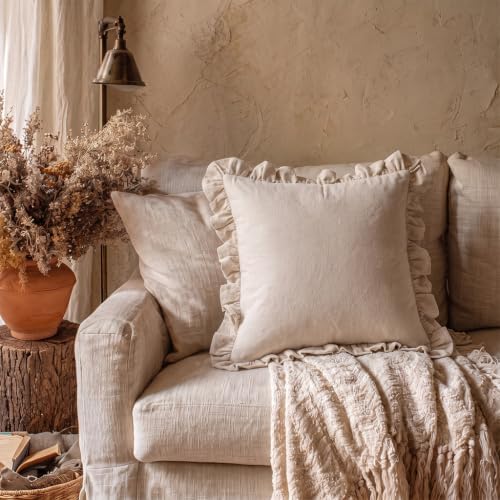 patdrea Vintage Linen Throw Pillow Covers - Image 2