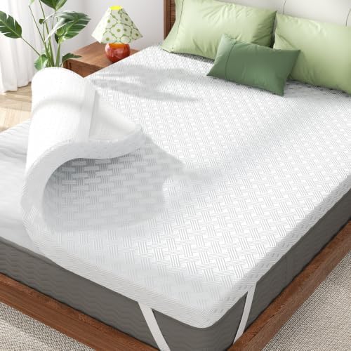 Twin Size Memory Foam Mattress Topper by Qocismile