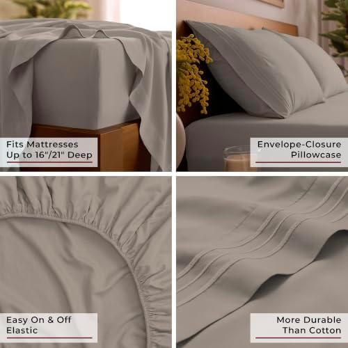 Mellanni Iconic 4-Piece, Ultra Soft Sheet Set - Image 5
