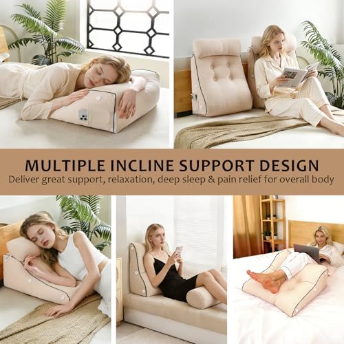 Wedge Pillow – Reading & Bed Rest Pillow - Image 4