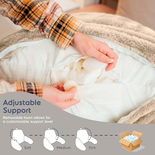 Nestl Fur Reading Pillow, Stylish Back Pillow - Image 6