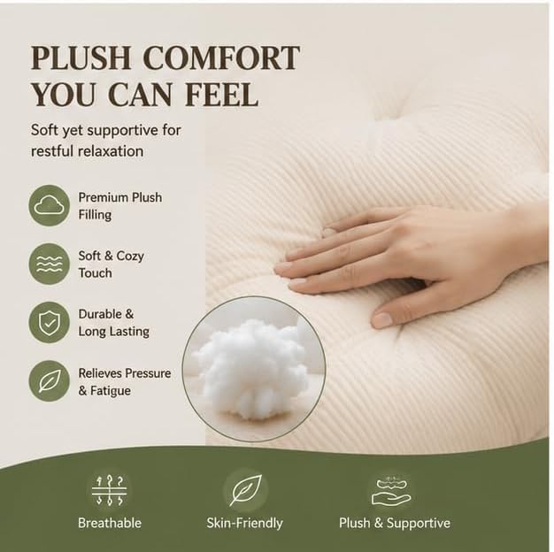 Dorm Bed Wedge Headboard Pillow Back Support Cushion，Coffee：47.24x15.75in - Image 6