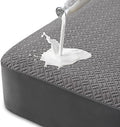 Hanherry 100% Waterproof Mattress Protector California King Size by Hanherry