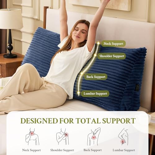 Headboard Pillow King, Headboard Wedge Pillow - Image 3