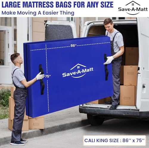 Mattress Bags for Moving, Extra Thick Waterproof Mattress Cover - Image 4