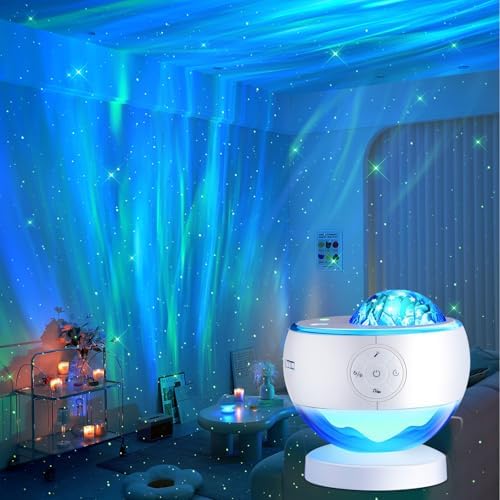 Galaxy Projector Sound Machine Aurora Night Light Projector by COOLNIGHT